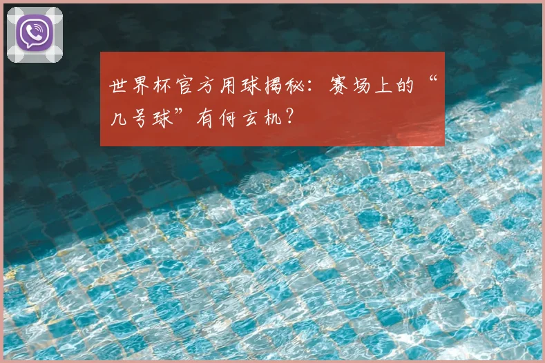 世界杯官方用球揭秘:赛场上的“几号球”有何玄机?